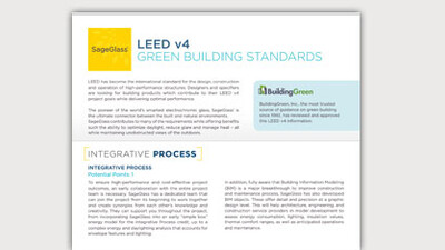 SageGlass information sheet.