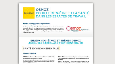 SageGlass information sheet. 