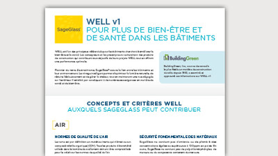 SageGlass information sheet.